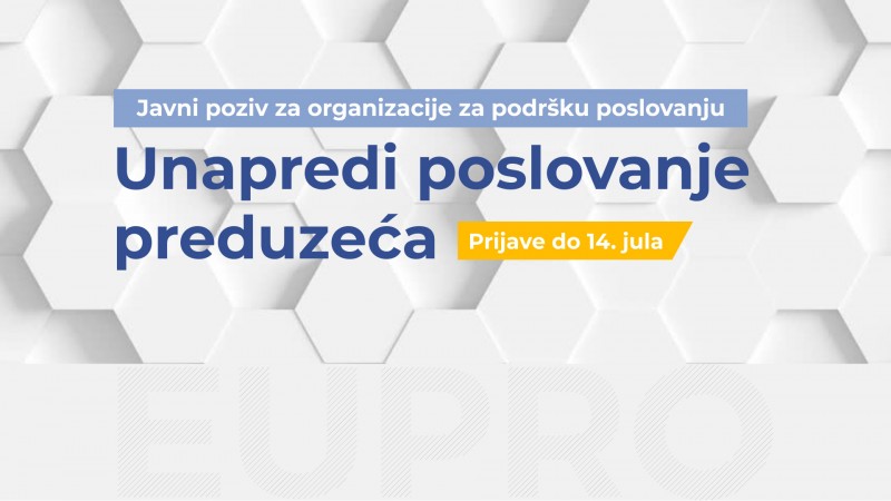 EU PRO objavio poziv „Unapredi poslovanje preduzeća“ – podrška projektima za konkurentnija srpska preduzeća
